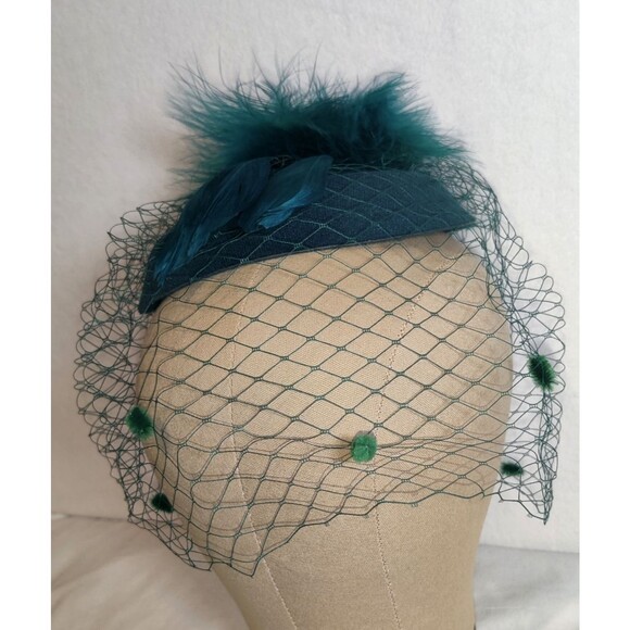 Fascinators Hat Kentucky Derby Tea Party Headwear for Women one size Green NEW - Picture 3 of 11